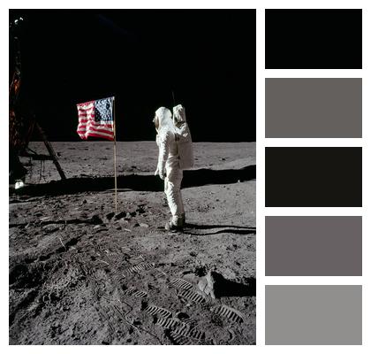 Buzz Aldrin Moon Landing America Image